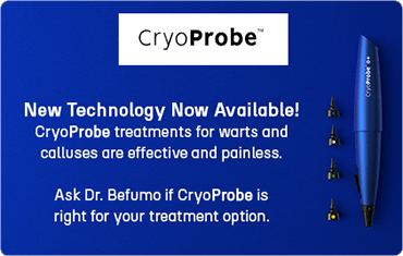cryoprobe treatment